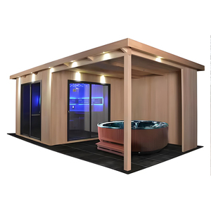 Sauna Esterna per 4 Persone, <span class=keywords><strong>Hammam</strong></span> Spazioso e Confortevole per Famiglia e Amici - Product Image 4