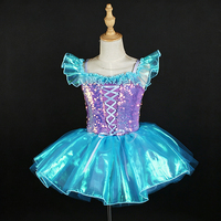 Robe en tulle colorée pour enfants Pegasus, printemps/été, robe de princesse sirène, robe de danse de ballet, costume de scène