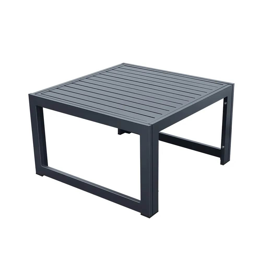 Modern Waterproof Fabric Anti-rust Modular Aluminum Alloy Outdoor Garden Tea Coffee Table and Chairs Sets