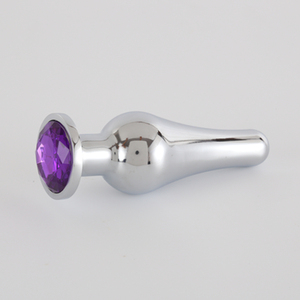 Convient aux hommes <span class=keywords><strong>et</strong></span> aux femmes dans la taille de jouets sexuels métal bouchon anal massage prostatique plug anal - Product Image 2
