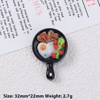 Aimants de réfrigérateur en résine personnalisés, style simulation alimentaire, OEM personnalisé, aimants de réfrigérateur en polyrésine 3D, souvenir