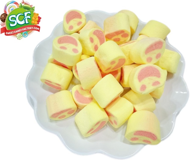 Customized Halal Sugar-Free Fruity Flavor Aerating Candy Sweet Marshmallow Individually Wrapped in Bag Wholesale in Bulk