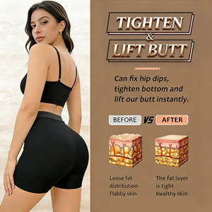 Culotte gainante sexy avec rembourrage fessier et coussinets pour <span class=keywords><strong>les</strong></span> hanches, effet rehausseur de <span class=keywords><strong>fesses</strong></span>, pour un ventre lisse et une silhouette affinée, effet <span class=keywords><strong>fesses</strong></span> artificielles, taille plus - Product Image 2