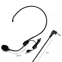 3.5MM 2/3 pôle tête filaire Microphone casque Studio qualité amplificateur vocal son clair omnidirectionnel métal micro sans fil