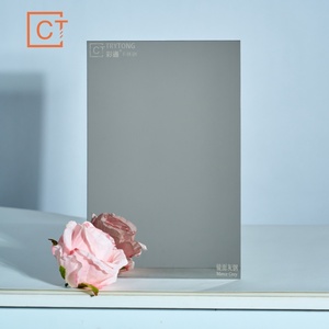 Spiegel grau 8K poliertes Edelstahl blech Dekorative Metallplatte für Innenwand paneele - Product Image 1