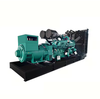 Groupe électrogène diesel Honghao Power 800kW/1000kVA à châssis ouvert, démarrage à distance, 1800 tr/min, refroidissement par eau, pour usage domestique