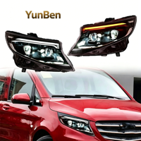 Modèle 16-23 Mercedes-Benz Wuling W447, modification de l'ensemble de phares de la classe V pour les phares VITO, feux de jour à LED