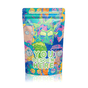 Kantong Mylar 3.5g Custom Print, Tahan Anak, Berdiri, Anti Bau, untuk Kue, Permen, dan Permen Jeli - Product Image 1