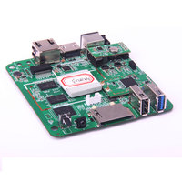 Komputer Industri Geniatech Quad-core ARM Cortex-A55 CPU Android 9.0 OS Port Mini PC AI IoT Gateway Embedded Mini PC