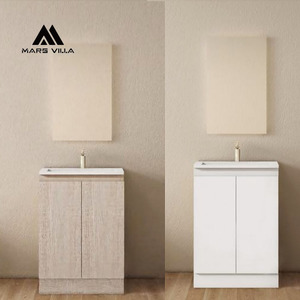 <span class=keywords><strong>Meuble</strong></span> sous-vasque fin <span class=keywords><strong>scandinave</strong></span> en bois contreplaqué Mars Villa avec éclairage LED intégré, idéal pour salle de bain, compatible OEM, pour l'Europe - Product Image 5