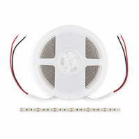 Bande lumineuse LED 24V 2835 156 LED/m 10mm IP20 3000K Blanc chaud Ra80 SDCM5 Rouleau de 5m Télécommande Dimmable