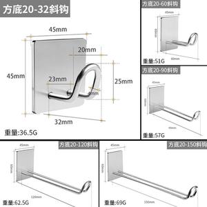 Gancho Adhesivo de Acero Inoxidable Lake Ao, Carga de 5 kg, Gancho Individual, Montaje en Pared de Metal Cepillado, para Ropa, Baño, Cocina - Product Image 4