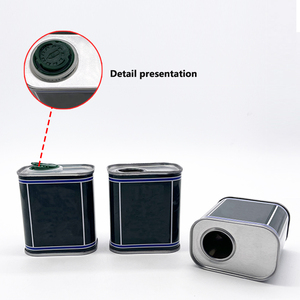 Lata Rectangular de Metal de 1 Litro para Aceite de Oliva de Grado Alimenticio, Envase Personalizado, Aceite Comestible Virgen, <span class=keywords><strong>Aerosol</strong></span> Químico Reciclado - Product Image 2