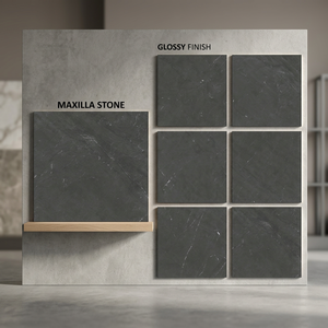 Carreaux de porcelaine émaillée Neptune Bianco 800x800mm, effet marbre blanc, pour revêtements de sol modernes - Product Image 3