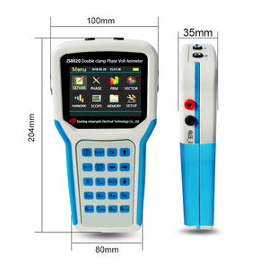 Analyseur de qualité de l'alimentation électrique, testeur de séquence de phase, compteur numérique à double pince pour tension, courant et fréquence, voltmètre, ampèremètre - Product Image 3
