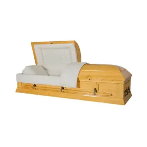 Competitive Germany Style Solid Wooden Coffin Wholesalers