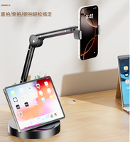 Support de support de téléphone portable de bureau Portable support de téléphone portable rétractable pliable réglable universel