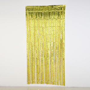 1*2M 쉬머 스타 커튼 술 금속 생일 배경 파티 장식 프린지 배경 졸업 베이비 샤워 결혼식 - Product Image 3