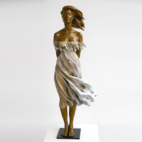 Statues en bronze grandeur nature, sculptures érotiques en bronze pour collection d'art personnelle