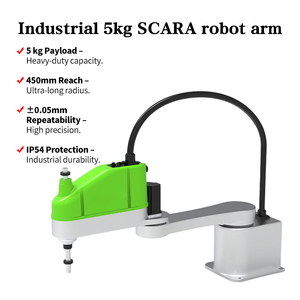 Robot Industrial Scara Horizontal de 8 kg de Carga Útil, Alcance de 800 mm, Brazo Robótico Industrial de 4 Ejes para Carga, Descarga y Apilado - Product Image 3