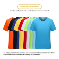 T-shirt d'été en pur coton à séchage rapide uniforme de classe personnalisé vêtements de travail personnalisés avec logo imprimé