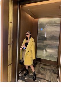 Cappotto invernale <span class=keywords><strong>Oversize</strong></span> lungo da donna in pelliccia di montone color cachi e pelliccia di orsacchiotto lavorata - Product Image 6