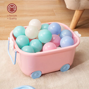 Wholesale Cartoon Pulley <strong>Building</strong> <strong>Block</strong> Box Children's <strong>Toy</strong> Snack Storage Baby Clothing Storage Rectangle Plastic Box Aluminum - Product Image 3