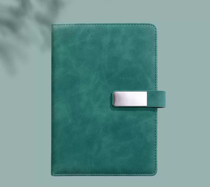 IStapromo Gifts Custom Logo School & Business Notebook Set Wired Glue Bound PU Leather Cover <b>Notepad</b> Gift for Students - Product Image 2