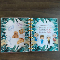 Agenda Personalizable de Cuero/Papel con Tapa Dura y Páginas con Encuadernación de Discos, Regalo para Uso Diario