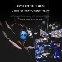 Headset Gaming Mega Bass 2.4G, Headset BT nirkabel Dual Mode, peredam kebisingan musik Game dengan mikrofon untuk PC
