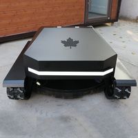Mesin Pemotong Rumput Crawler Self Propelled All Terrain dengan Lebar Pemotongan 550mm dan Ketinggian yang Dapat Disesuaikan 10-180mm