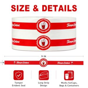 Etiquetas Adhesivas Selladas para Bebidas de Té con Leche, 500 Unidades por Rollo, Ecológicas, Fuerte Adhesión, Venta al por Mayor - Product Image 2