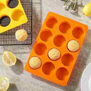 Molde <span class=keywords><strong>de</strong></span> Silicona <span class=keywords><strong>de</strong></span> Grado Alimenticio para Pasteles, Reutilizable, Antiadherente, para Cupcakes y Muffins, Resistente al Calor, con Logotipo Personalizable, Herramientas para Hornear - Product Image 1
