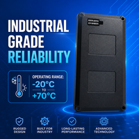 Monitor de Vehículos Robusto e Impermeable con Reproducción de Rutas Históricas y Alerta de Geocerca, Rastreador GPS Recargable Inalámbrico 4G CAT1
