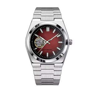 Reloj Mecánico Automático NH38 con Logotipo Personalizado OEM, Corazón Abierto, Acero Inoxidable, Cristal de Zafiro, Fabricante de Relojes de Pulsera de Marca Blanca - Product Image 4