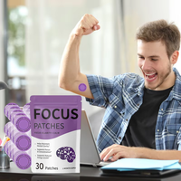 Patch transdermique pour la concentration, soutient les niveaux d'énergie, favorise la concentration et la clarté mentale, aide à maintenir la clarté mentale, OEM.