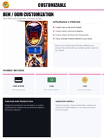Machine de boxe à monnayeur OEM ODM avec logo personnalisé, testeur de force d'arcade pour centre de jeux