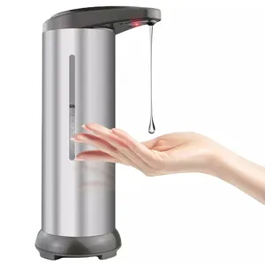 Dispensador automático de jabón líquido sin contacto, de acero inoxidable, para baño, 280ml, OEM