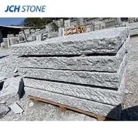 Chine pas cher granit gris naturel G603 pierre palissade ananas choisi pilier pour clôture de jardin et bordures