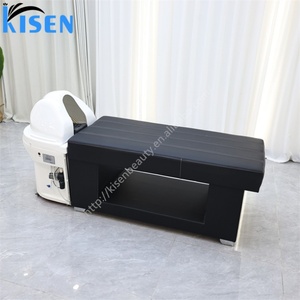 Kisen Mobile Head Spa <b>Portable</b> Bac Shampoo Bed Salon Hair Wash Machine with Water Heater Storage tank Light Gold Arch - Product Image 5