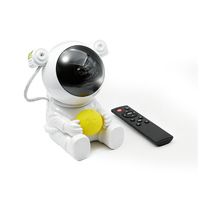 Nouvelle lampe de chevet intelligente projecteur lune et étoiles LED RGB laser USB ABS avec télécommande et variateur d'intensité pour une ambiance douillette