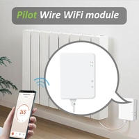 Module thermostat TELIN Standard Eco-watt Zigbee 3.0 TUYA avec boîtier ignifuge pour le contrôle du chauffage des radiateurs électriques