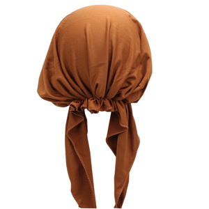 Nouveau chapeau turban indien en coton pour <span class=keywords><strong>femme</strong></span>, style européen et américain, orné de strass incurvés, couleur unie, AliExpress - Product Image 5