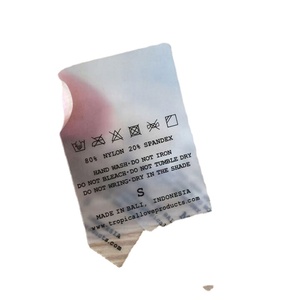 Étiquettes de soin en TPU souple de haute qualité, impression PU givré, étiquettes souples pour vêtements de plage et maillots de bain en Chine - Product Image 3