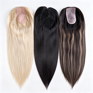 Extensiones de Cabello Transpirables de Primera Calidad, Extensiones de Cabello Humano Virgen con Integración de Red de Pescador, Extensiones de Cabello Humano Remy Europeo Virgen, Extensiones de Cabello de Seda - Product Image 1