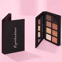 Composez votre propre marque Palette d'ombres à paupières à haute teneur en pigments Vente en gros Palette d'ombres à paupières vegan compacte avec logo personnalisé