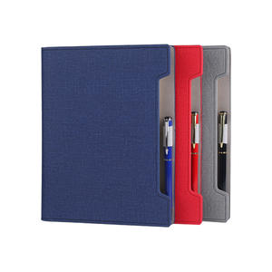 Carpeta cubierta de tela con logotipo personalizado, hojas de cubierta dura A5, diario, Agenda, cuaderno para diario - Product Image 1