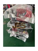 Chutes de tissu de t-shirts usagés de couleurs mélangées pour usage industriel, 35-65 cm, balles de 15 kg de chiffons de nettoyage, déchets textiles