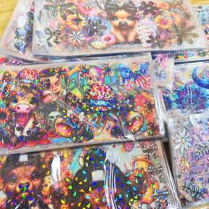 สติ๊กเกอร์หุ้มแก้วโฮโลแกรม UV DTF สำหรับแก้วขนาด 12-40 ออนซ์ กันน้ำ ทนทาน พิมพ์ลายแบบ UV DTF Cold Transfer จากโรงงานมืออาชีพ - Product Image 3