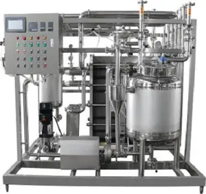 Semi -automatic Plate Htst Sterilizer For high viscosity material like Flavored Milk/jam